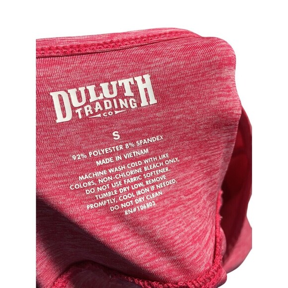 Duluth Top Women's Size Small Pink Long Sleeve Round Neck - Picture 5 of 5